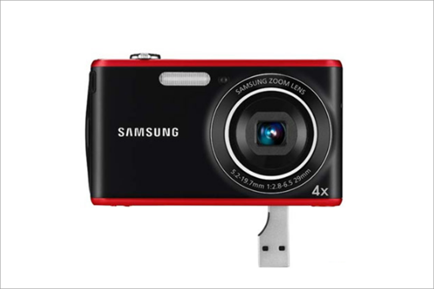 内置usb 三星发布新款数码相机pl90