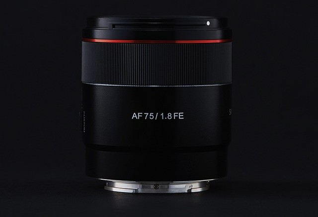 三阳发布索尼75mm F1.8 FE人像镜头 