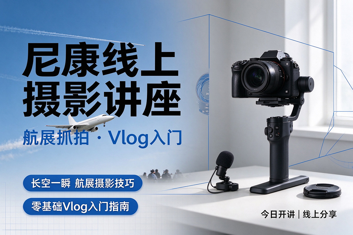 东方摄影|尼康线上摄影讲座宣传图