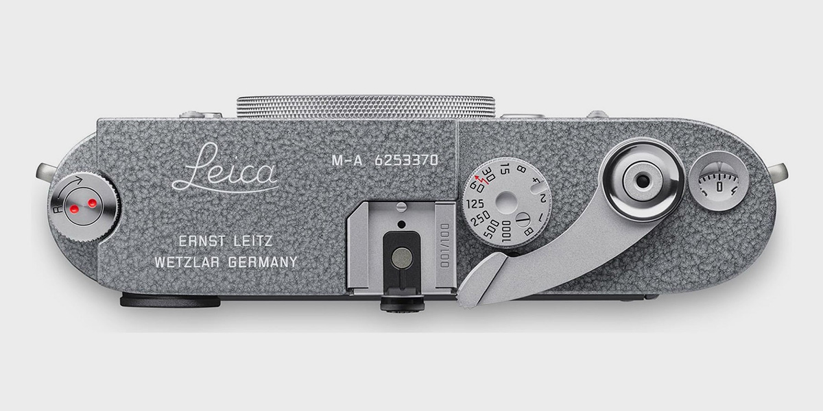 东方摄影｜LEICA 20周年 M-A 的锤纹限量版 俯视图