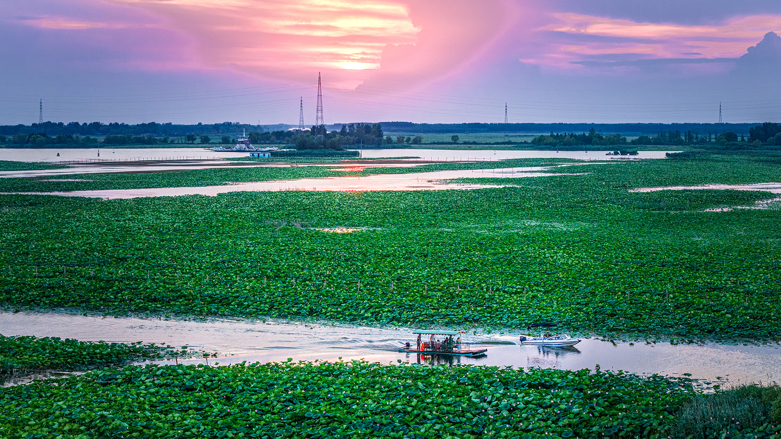 荷田晚归 25.7航拍于微山湖.jpg