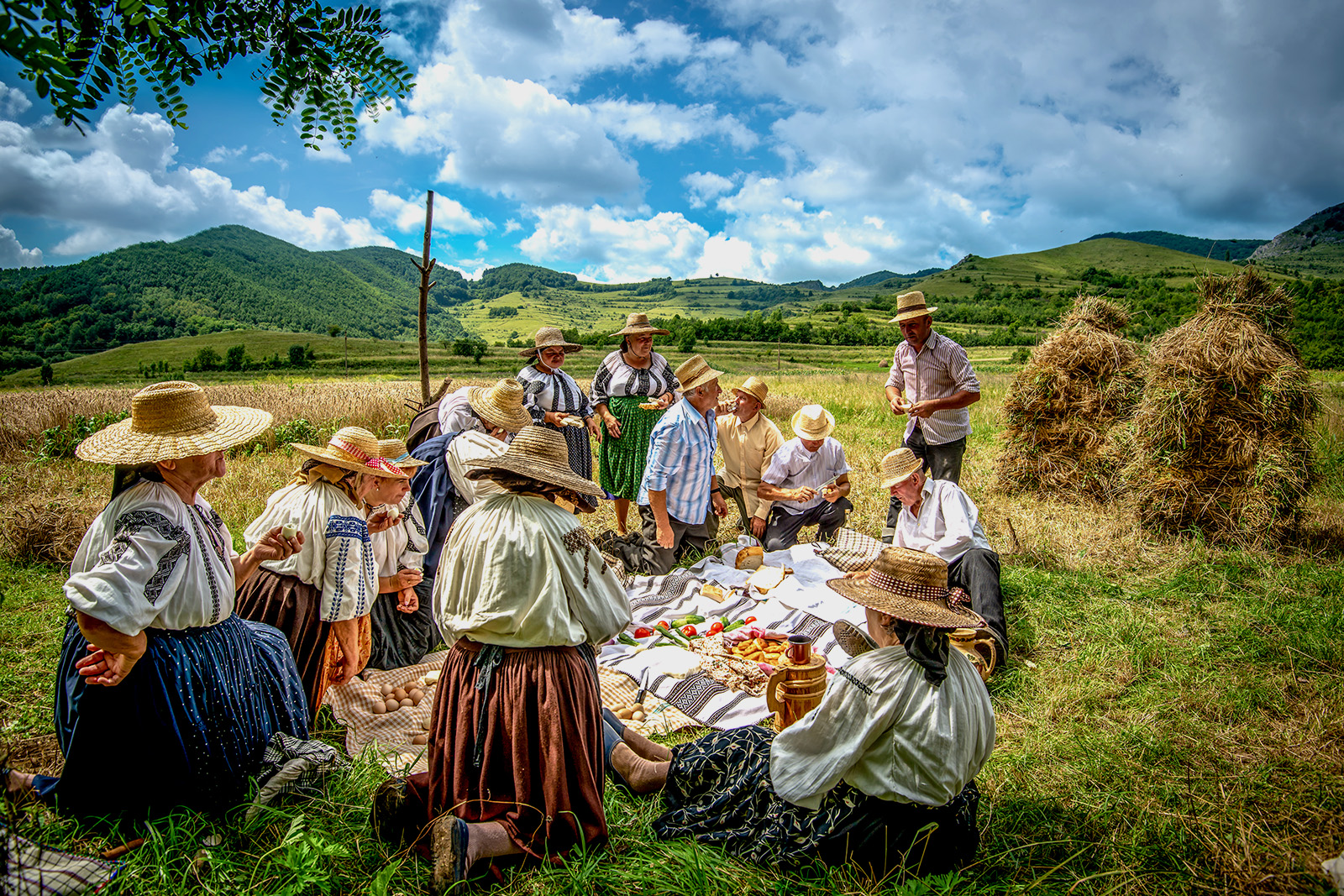 15.  罗马尼亚《田间午餐》瓦西尔.萨尔布.jpg