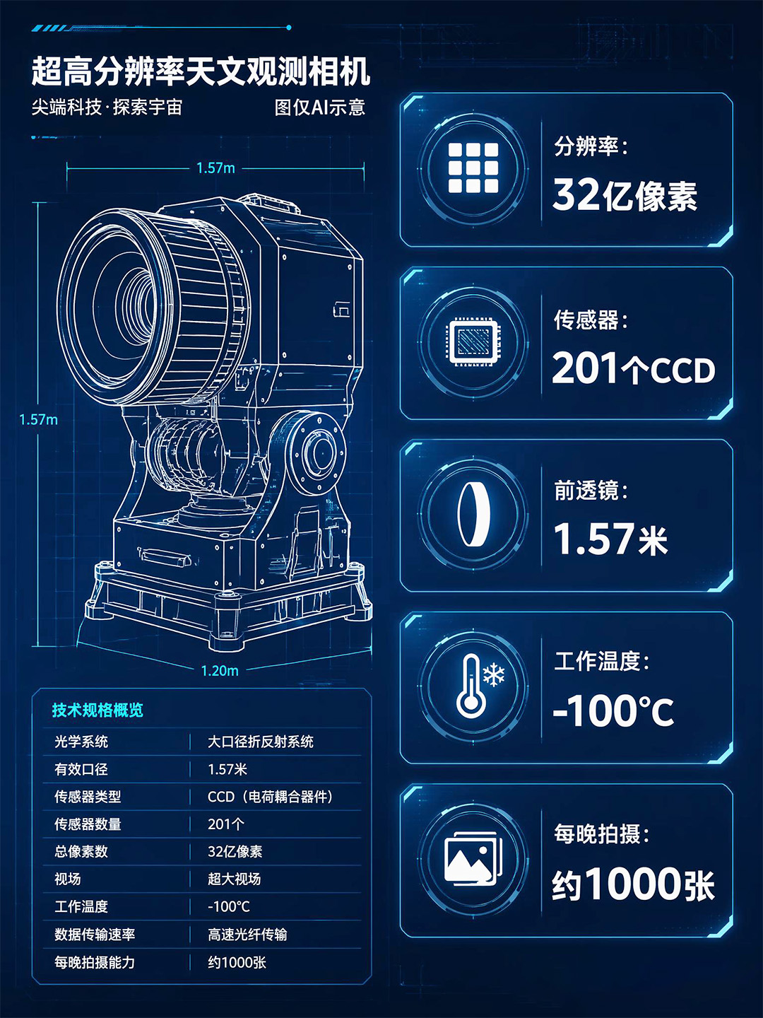 32 亿像素全球顶级天文相机正式开机,十年全域宇宙观测任务全面启动