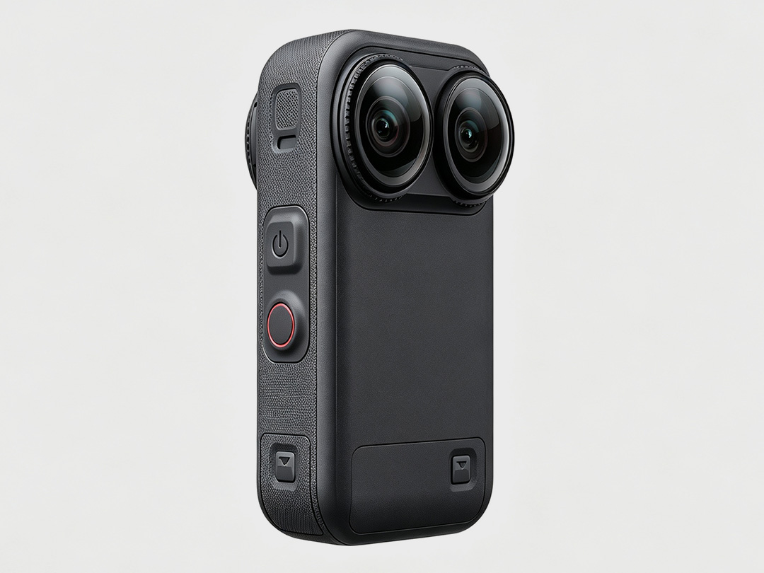 机身大幅精简 影石 Insta360 X6 全景相机完整渲染图曝光
