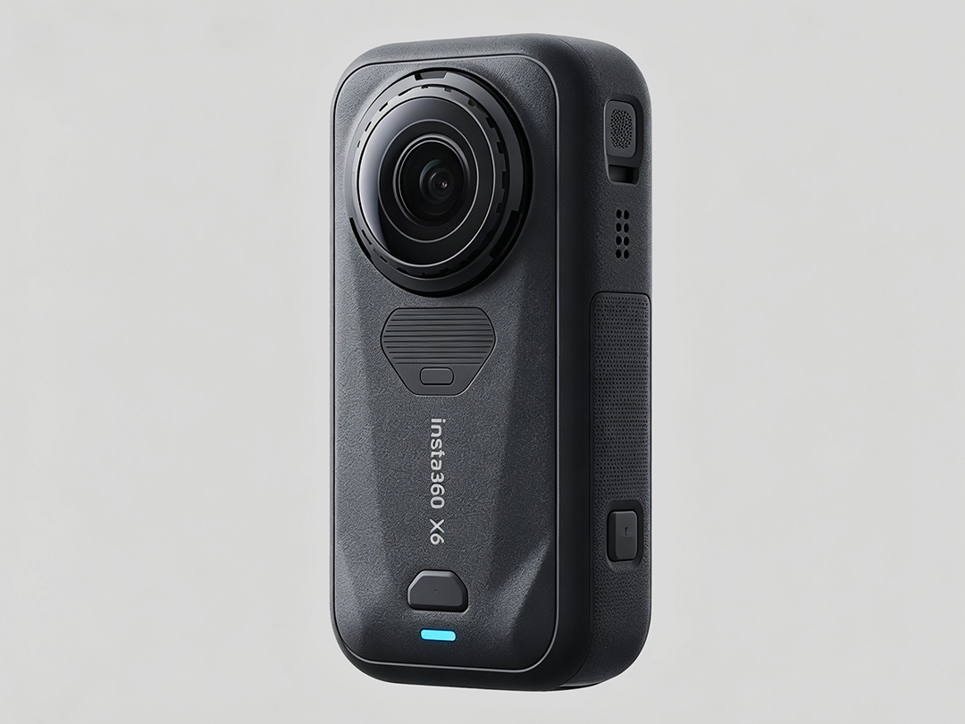 机身大幅精简 影石 Insta360 X6 全景相机完整渲染图曝光