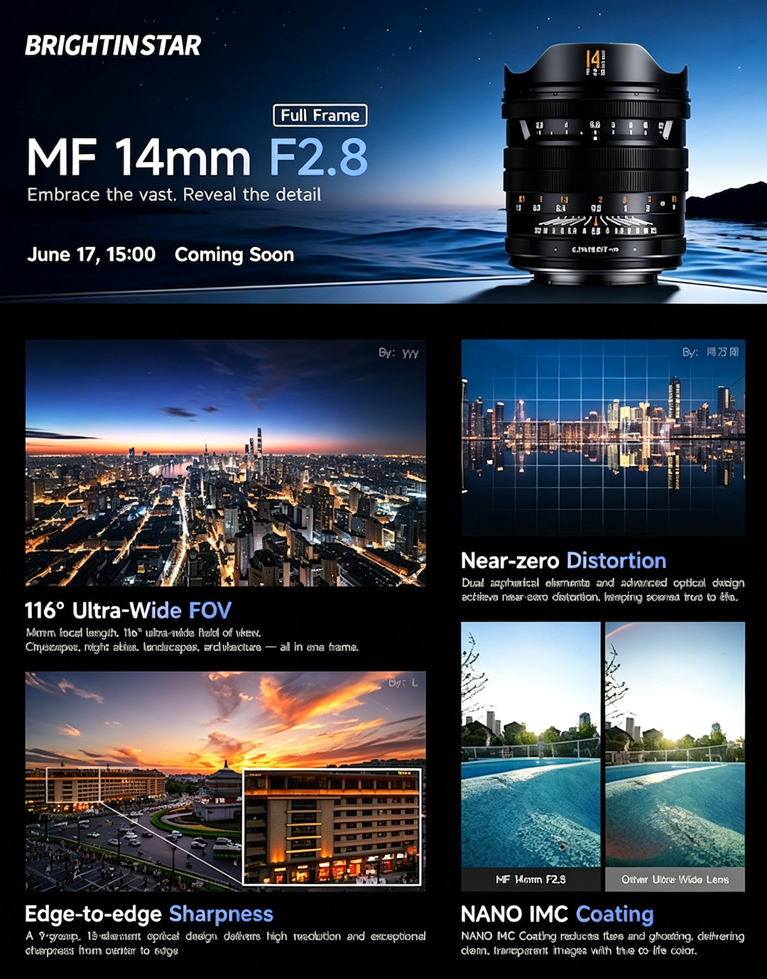 Brightin Star 星曜 14mm F2.8 全画幅手动超广角