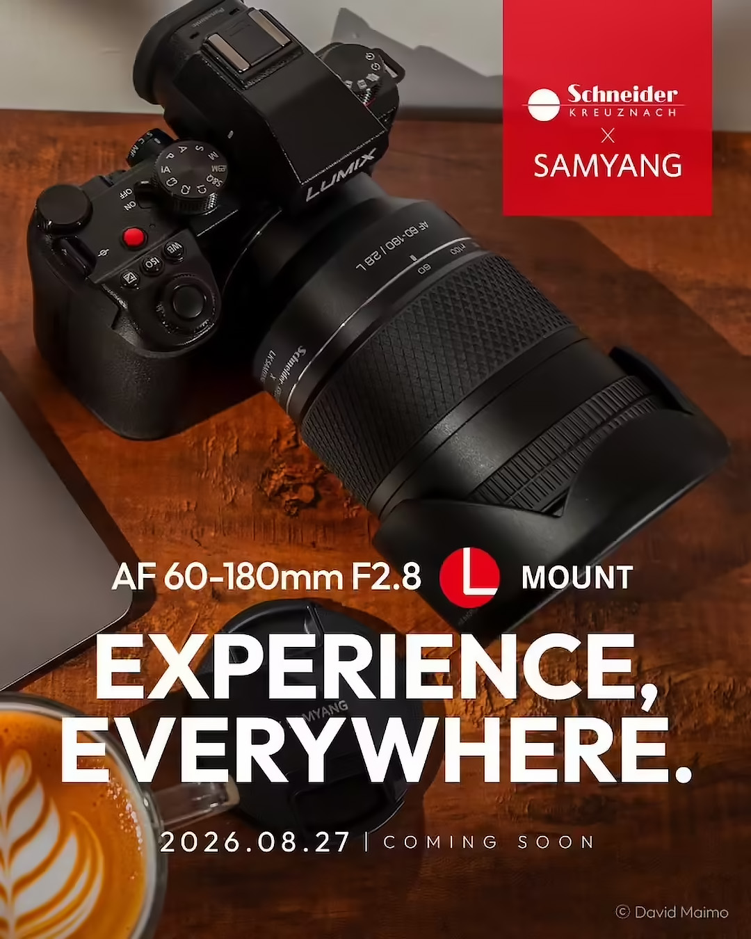 森养 × 施耐德 AF 60-180mm F2.8 L 卡口版本月末登场,定价暂未公布