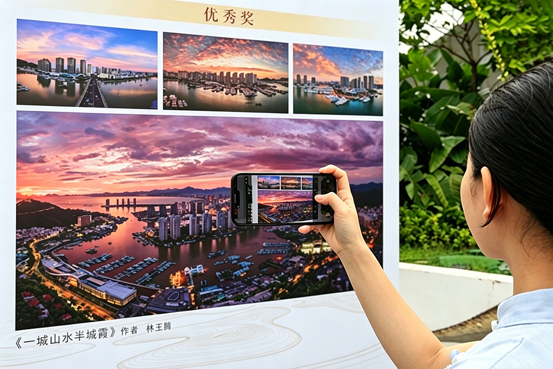 定格自贸港发展画卷,三亚吉阳第八届全国摄影大赛作品展昨日启幕