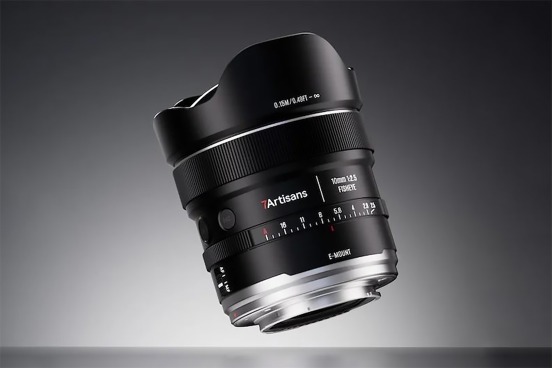 东方摄|影七工匠发布 AF 10mm f/2.5 MAX 全画幅自动对焦鱼眼镜头