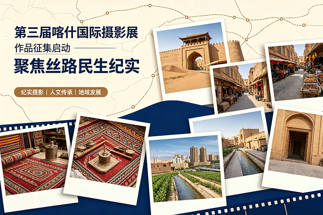 东方摄影|第三届喀什国际摄影展征稿海报示意图