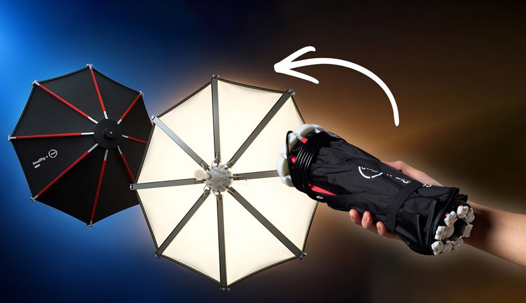 东方摄影｜斯莫格 OrBrella FM 60B 伞形二合一 LED 影视灯发布，15 秒快速布光