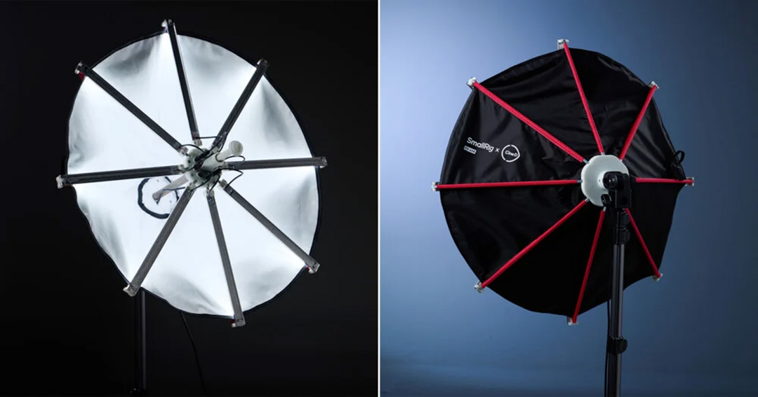 东方摄影｜斯莫格 OrBrella FM 60B 伞形二合一 LED 影视灯发布，15 秒快速布光